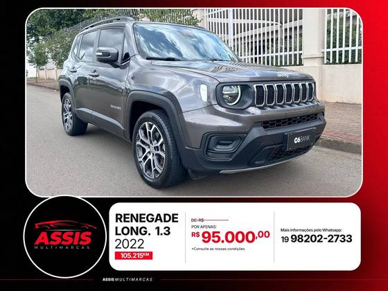 JEEP RENEGADE 1.3 T270 TURBO FLEX LONGITUDE AT6